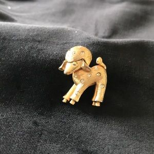 Trifari poodle pin